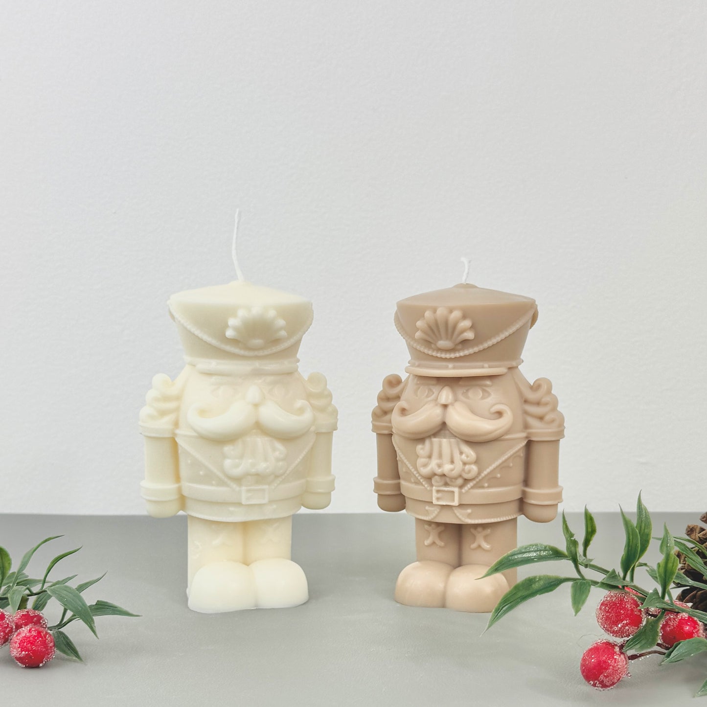 Large Christmas Nutcracker Candle - Christmas Scented Candle