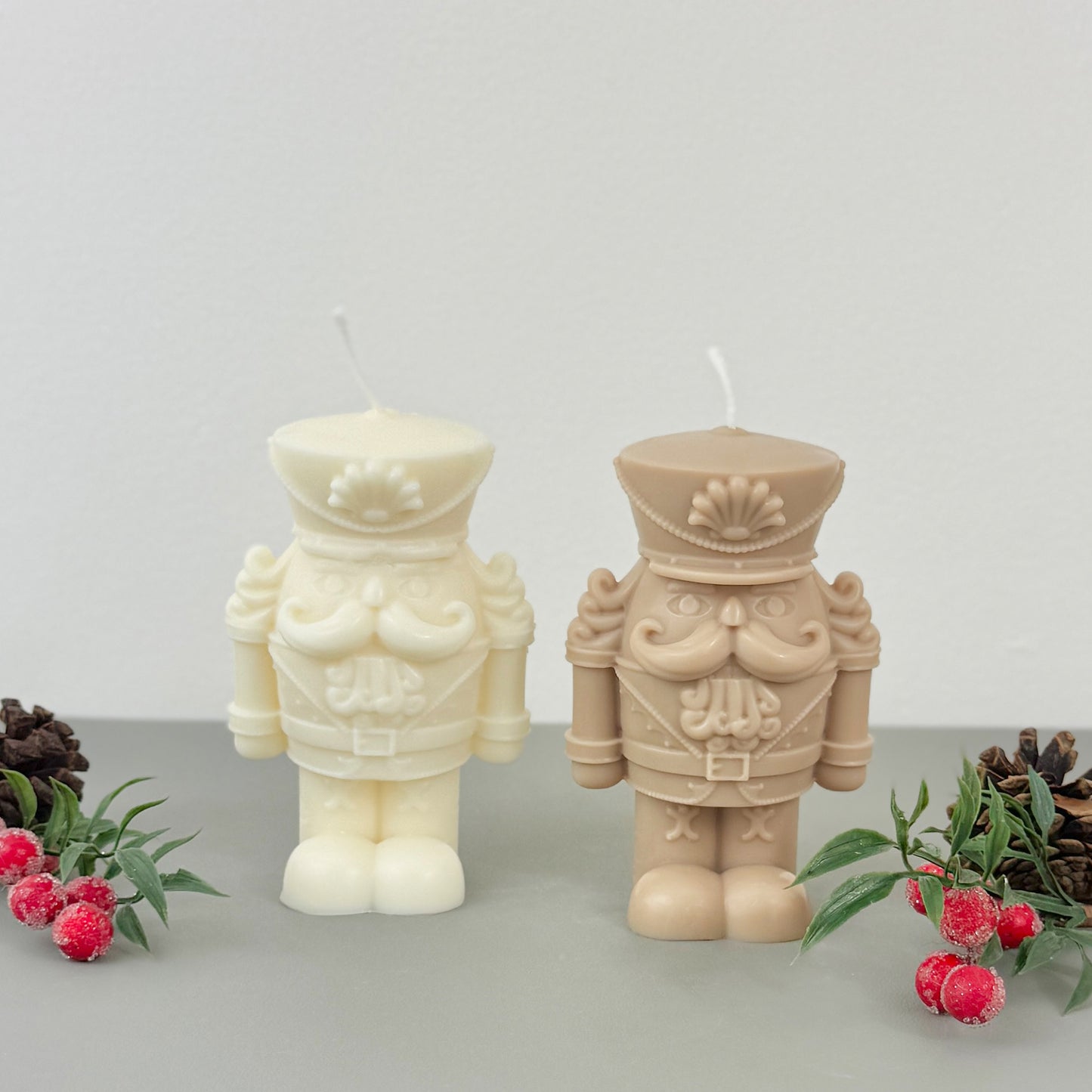 Large Christmas Nutcracker Candle - Christmas Scented Candle