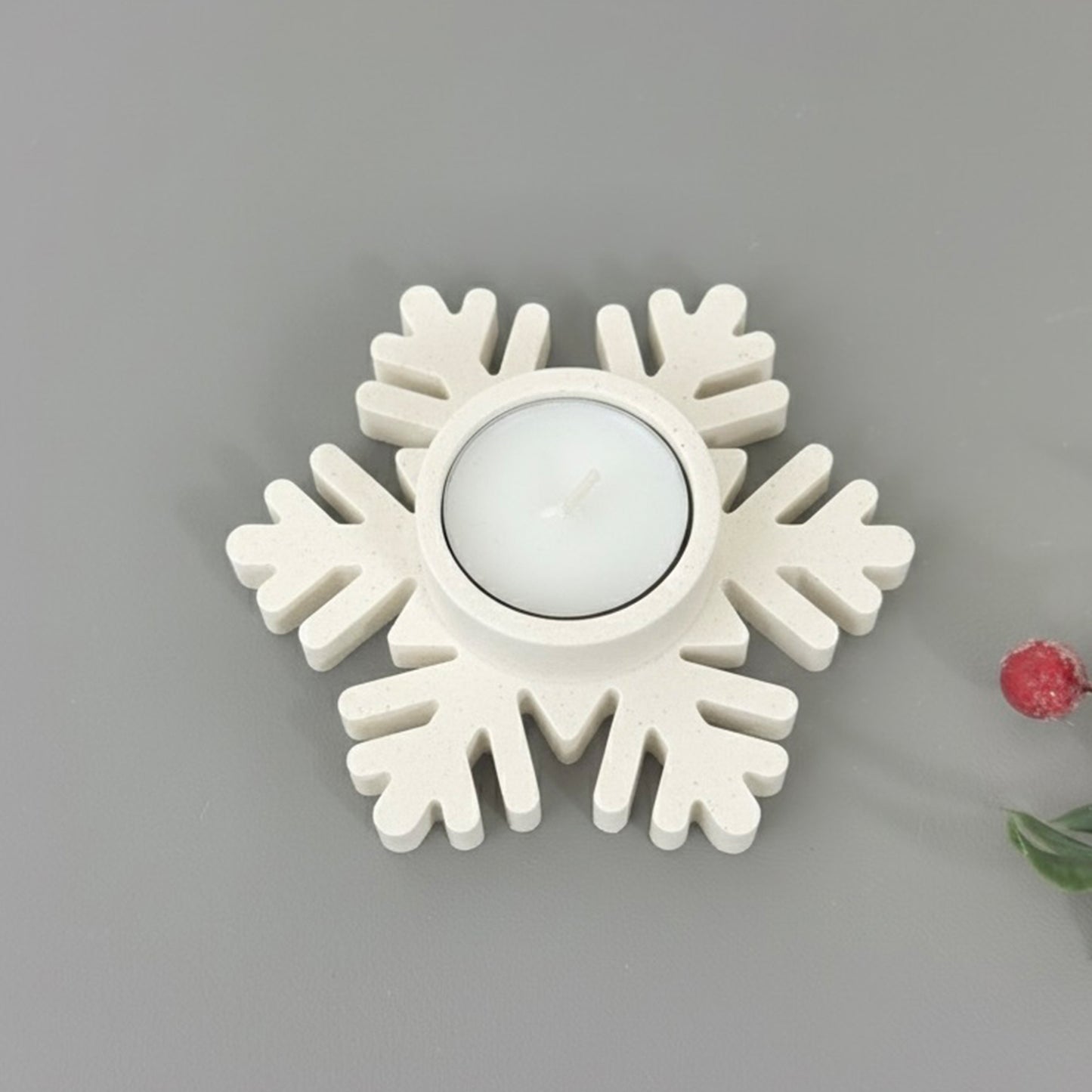 Christmas Snowflake Tealight Holder - Festive Candle Holder Christmas Gift