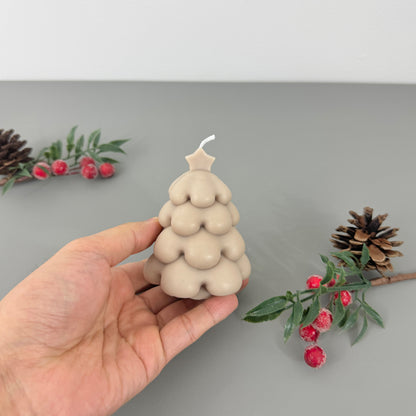 Traditional Christmas Tree Candles - Neutral Christmas Decor