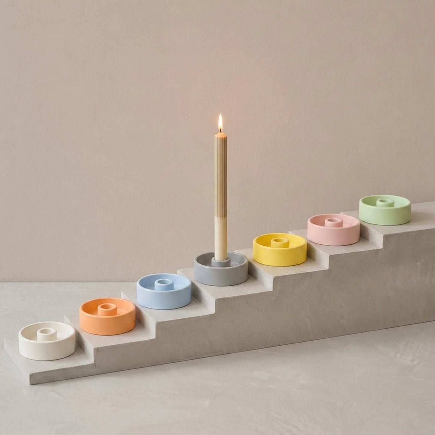 Handmade Taper Candle Holder - Candlestick Holder