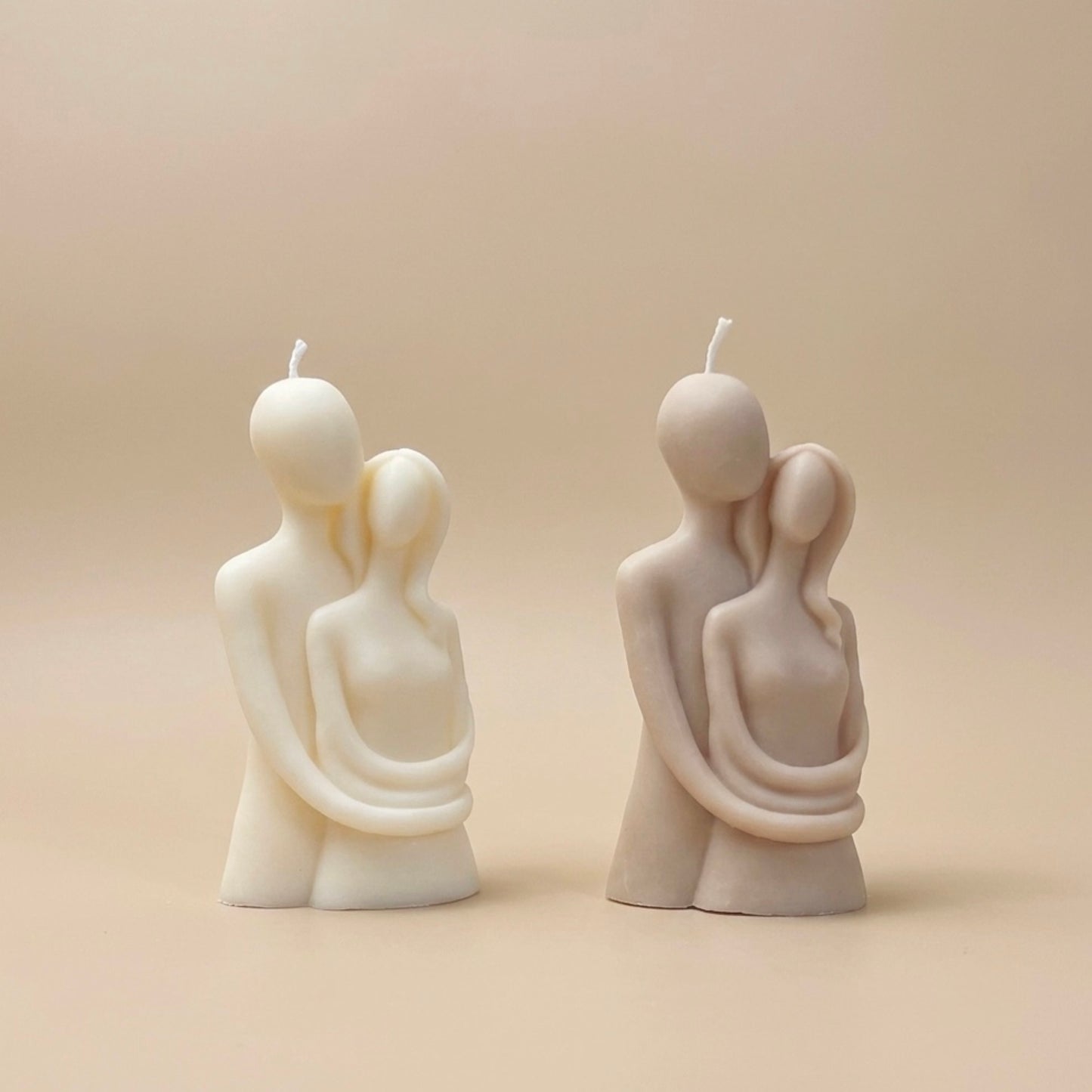 Candle Gift for Couples - Engagement Present - Anniversary Gifts - Wedding Cake Topper Candles