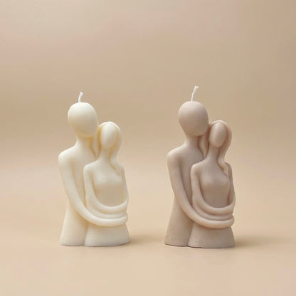 Candle Gift for Couples - Engagement Present - Anniversary Gifts - Wedding Cake Topper Candles