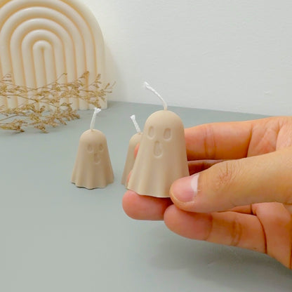 Set of 3 Halloween Ghost Candles – Cute Halloween Candles