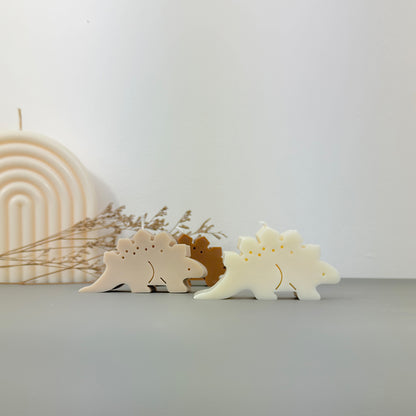 Dinosaur Candle Stegosaurus Gift - Jurassic Dinosaur Gifts - Cake Topper Birthday Candles