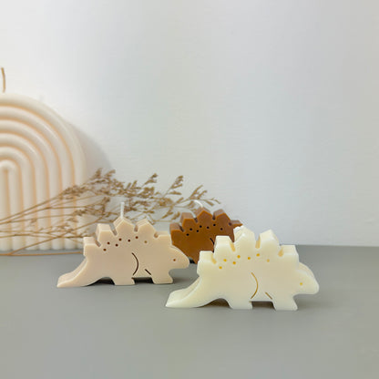 Dinosaur Candle Stegosaurus Gift - Jurassic Dinosaur Gifts - Cake Topper Birthday Candles