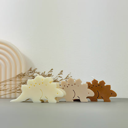 Dinosaur Candle Stegosaurus Gift - Jurassic Dinosaur Gifts - Cake Topper Birthday Candles
