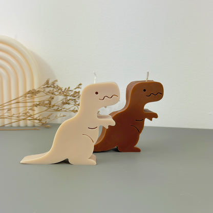 Dinosaur Candle Tyrannosaurus Gift - Trex Shape Candles - Birthday Cake Topper