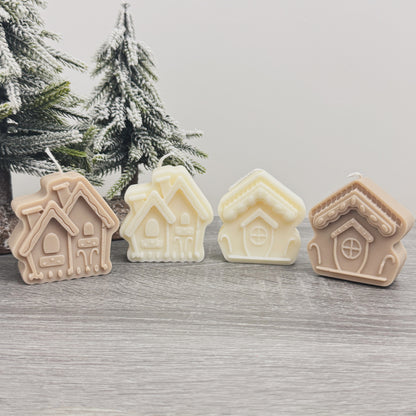 Christmas Gingerbread House Candle - Christmas Candle Gift