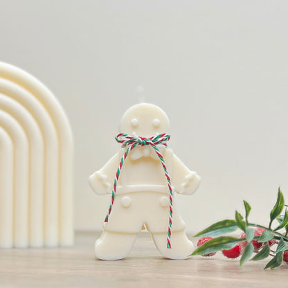 Christmas Gingerbread Man Candle - Festive Gingerbread Scented Candles