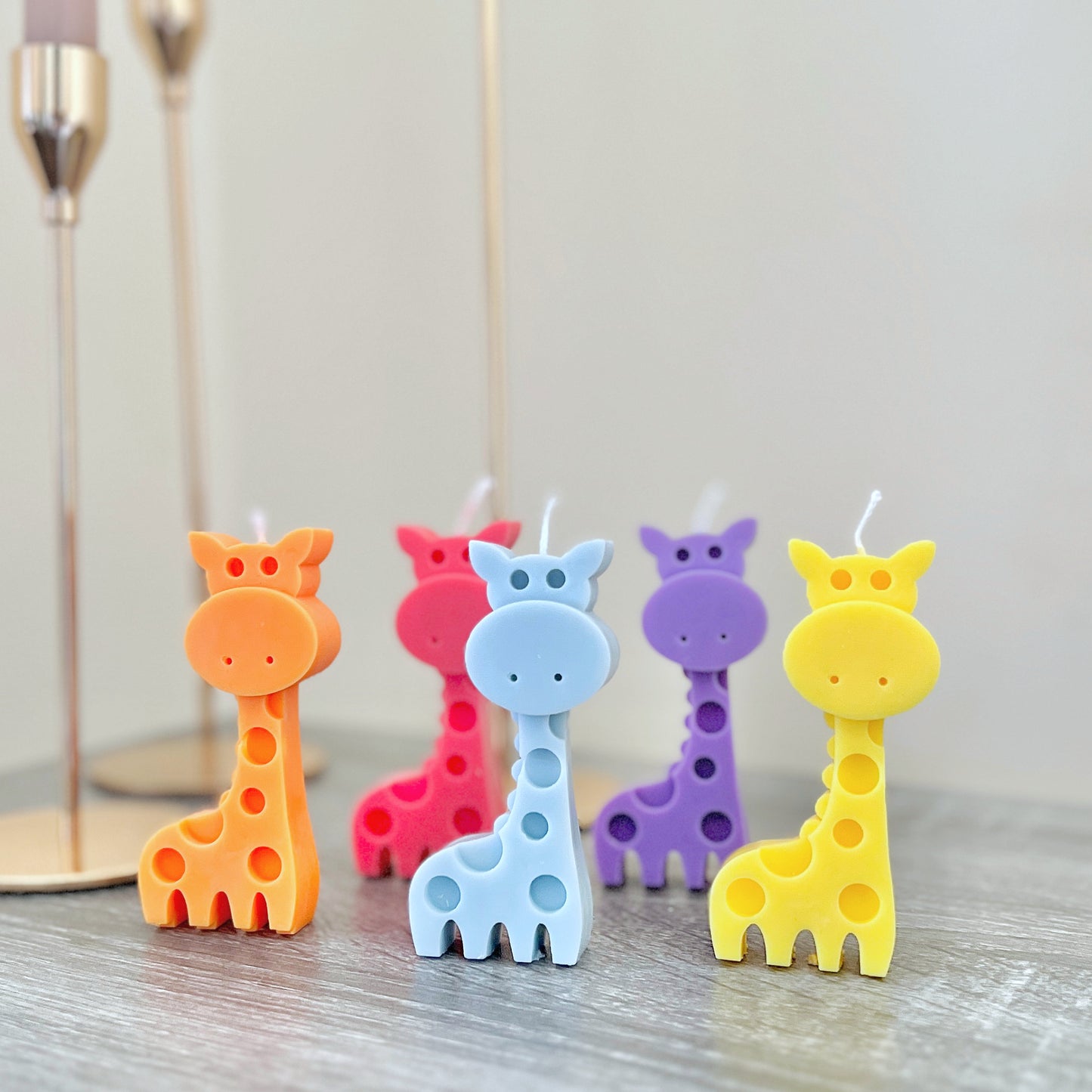 Giraffe Shape Candle - Birthday Cake Topper Candles