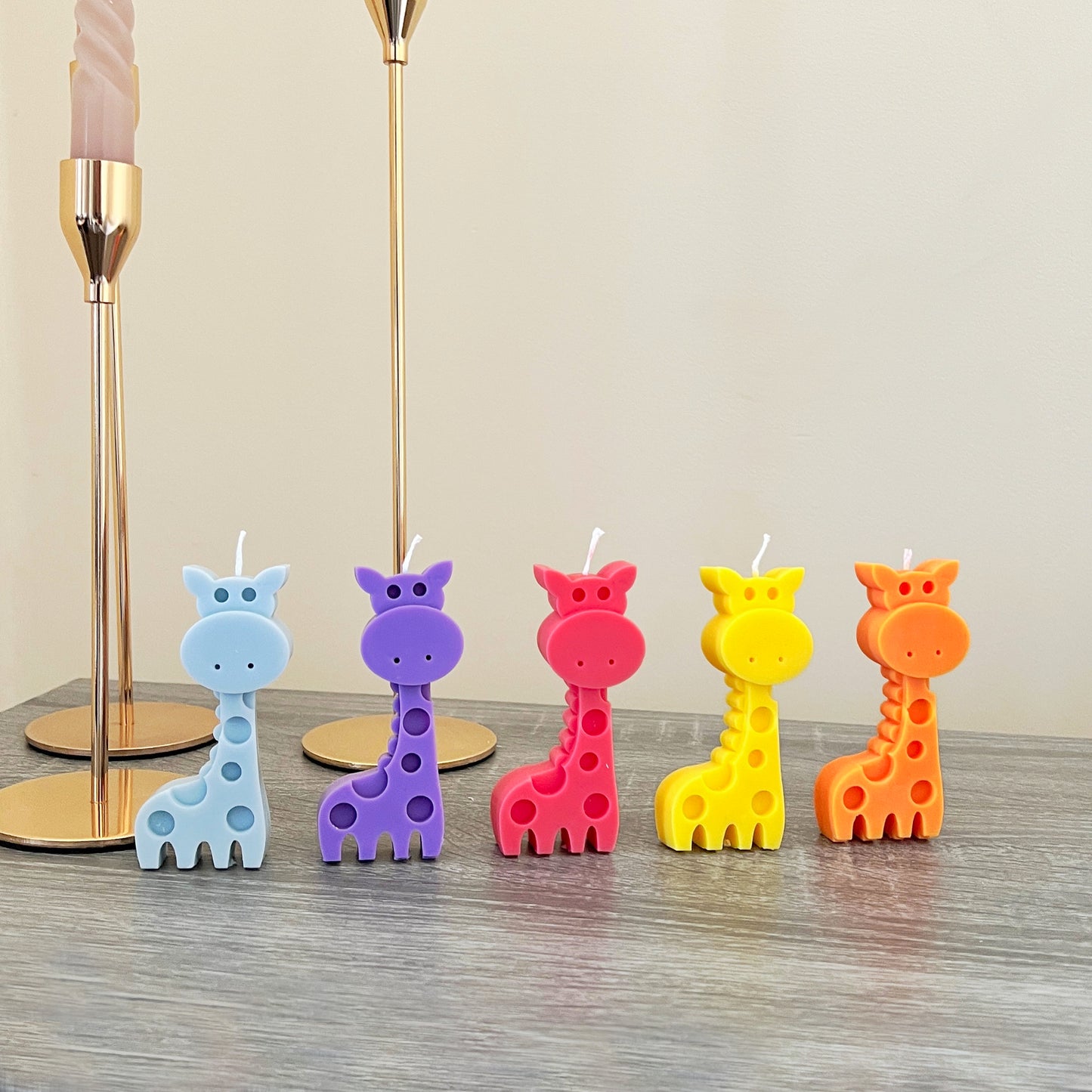 Giraffe Shape Candle - Birthday Cake Topper Candles