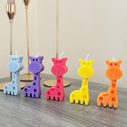 Giraffe Shape Candle - Birthday Cake Topper Candles