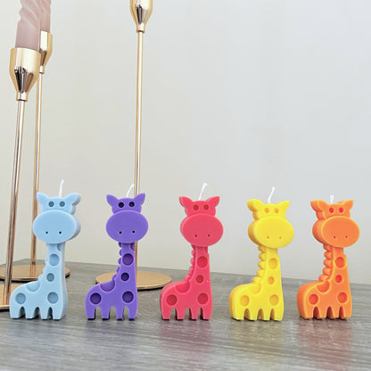 Giraffe Shape Candle - Birthday Cake Topper Candles