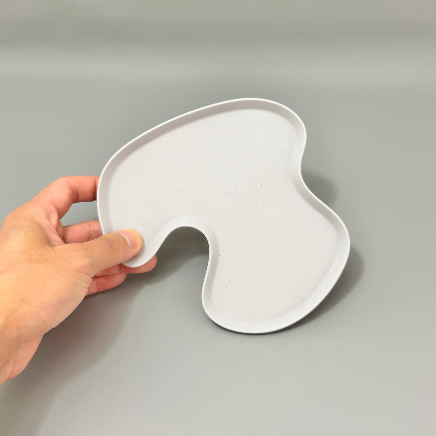 Grey Jewellery & Trinket Tray – Handmade Accent Tray for Keys and Candles