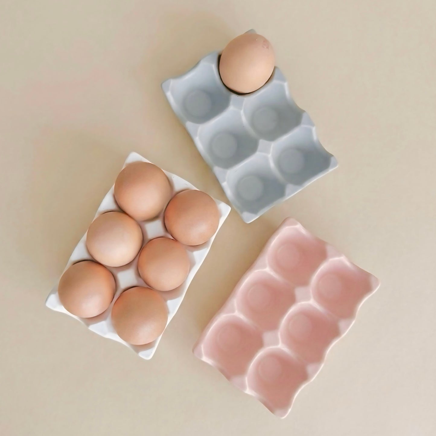 Handmade Egg Holder Tray - Pastel Egg Tray