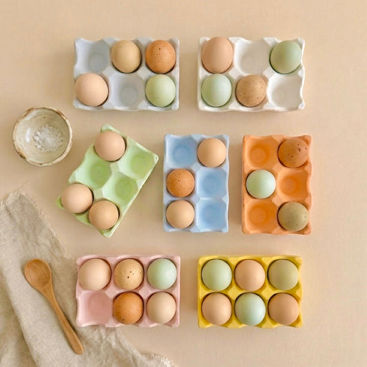 Handmade Egg Holder Tray - Pastel Egg Tray