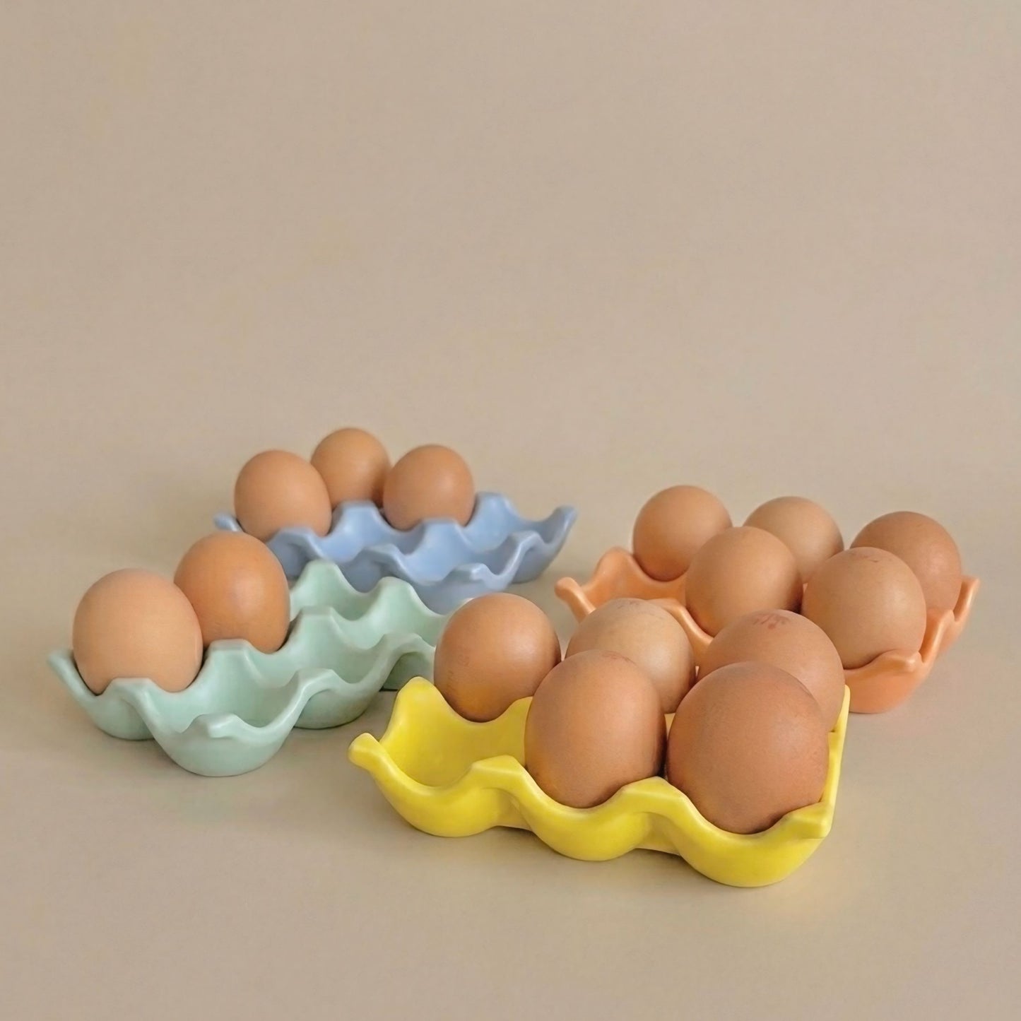Handmade Egg Holder Tray - Pastel Egg Tray