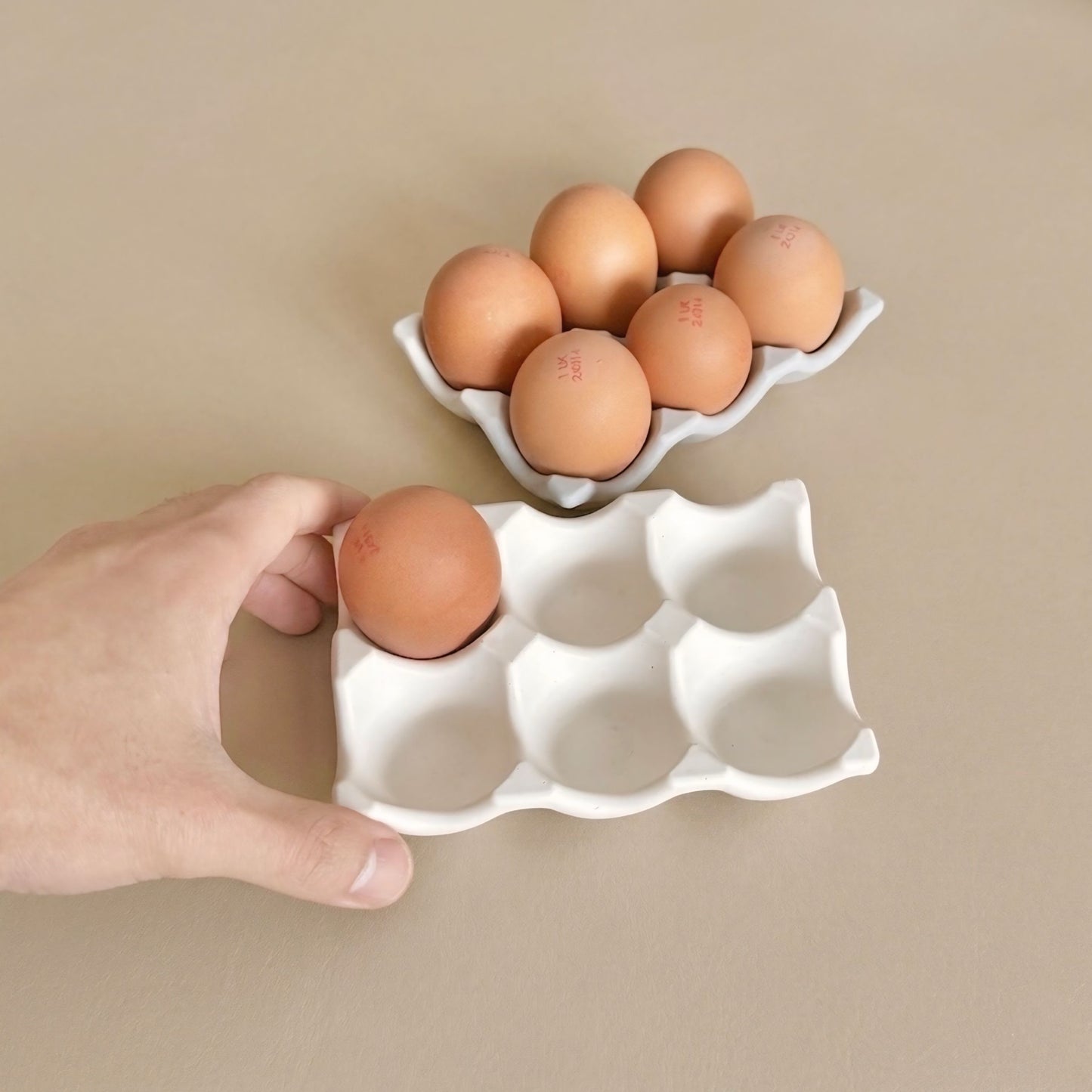 Handmade Egg Holder Tray - Pastel Egg Tray