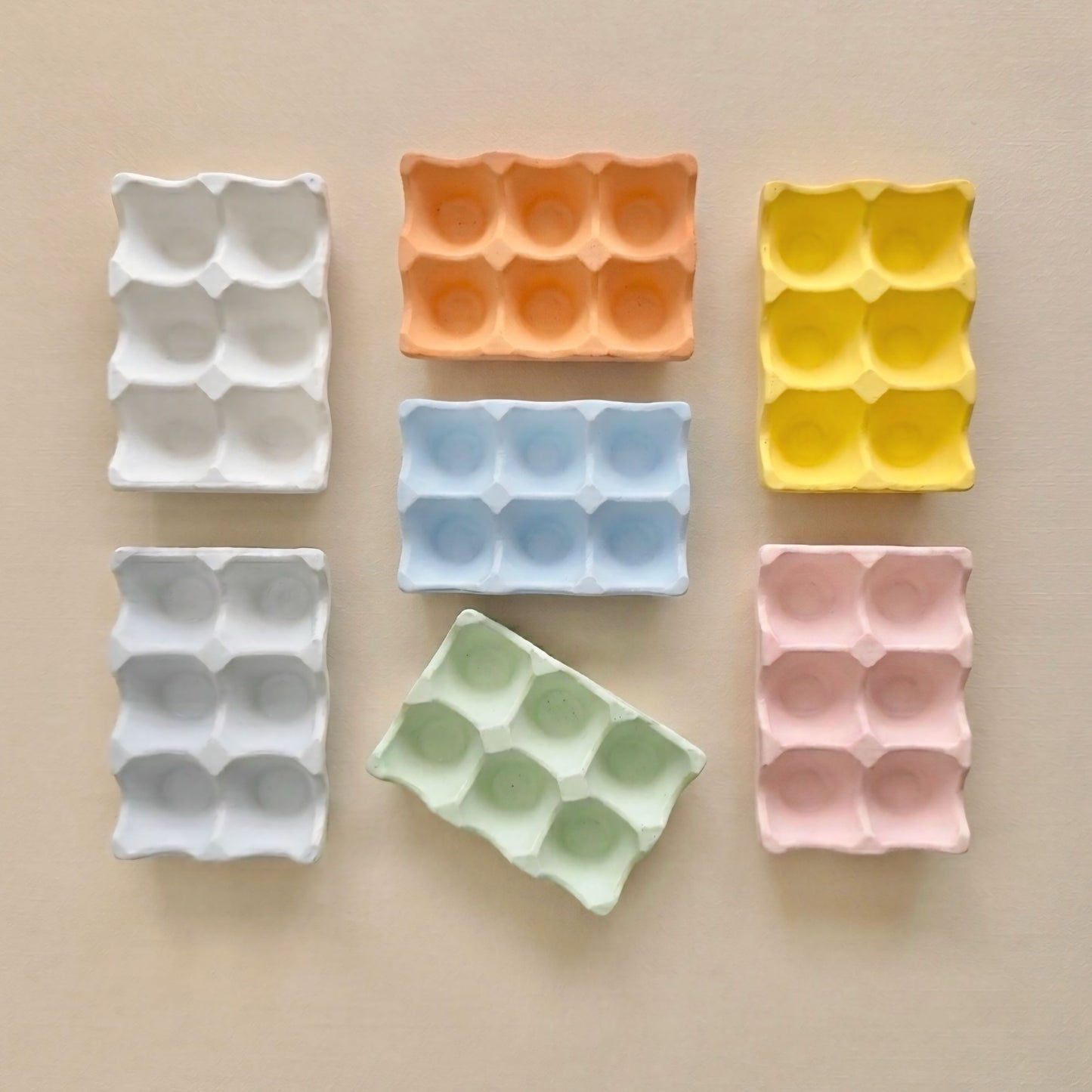 Handmade Egg Holder Tray - Pastel Egg Tray