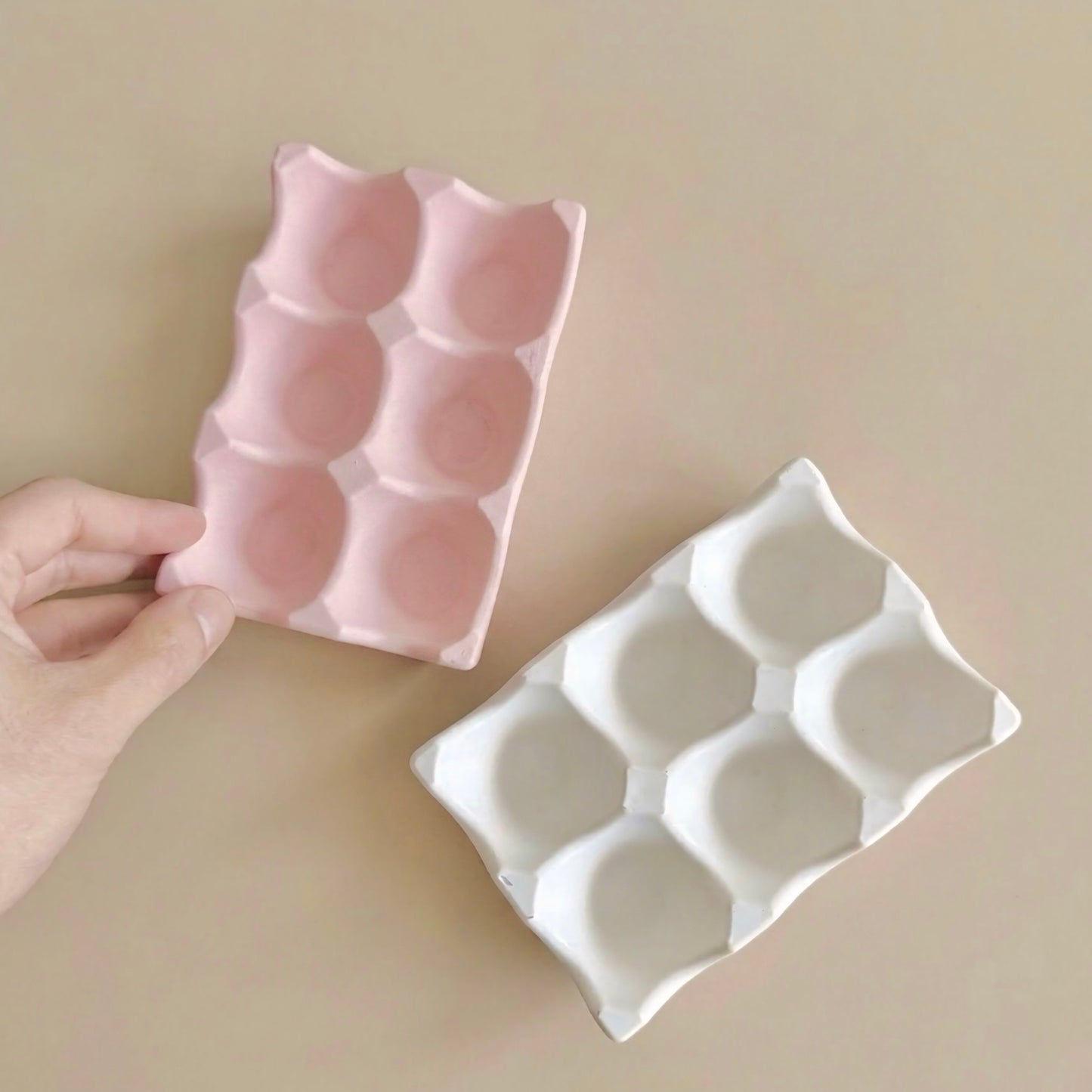 Handmade Egg Holder Tray - Pastel Egg Tray