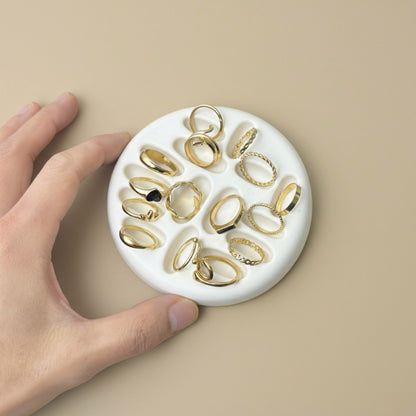 Handmade Jesmonite Ring Holder and Ring Organiser
