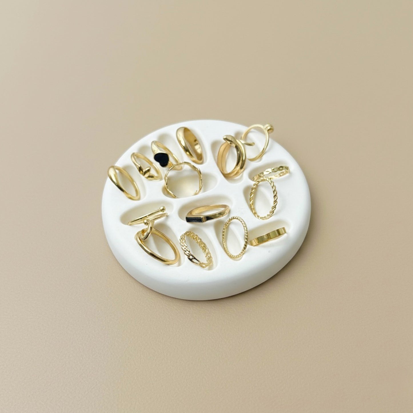 Handmade Jesmonite Ring Holder and Ring Organiser