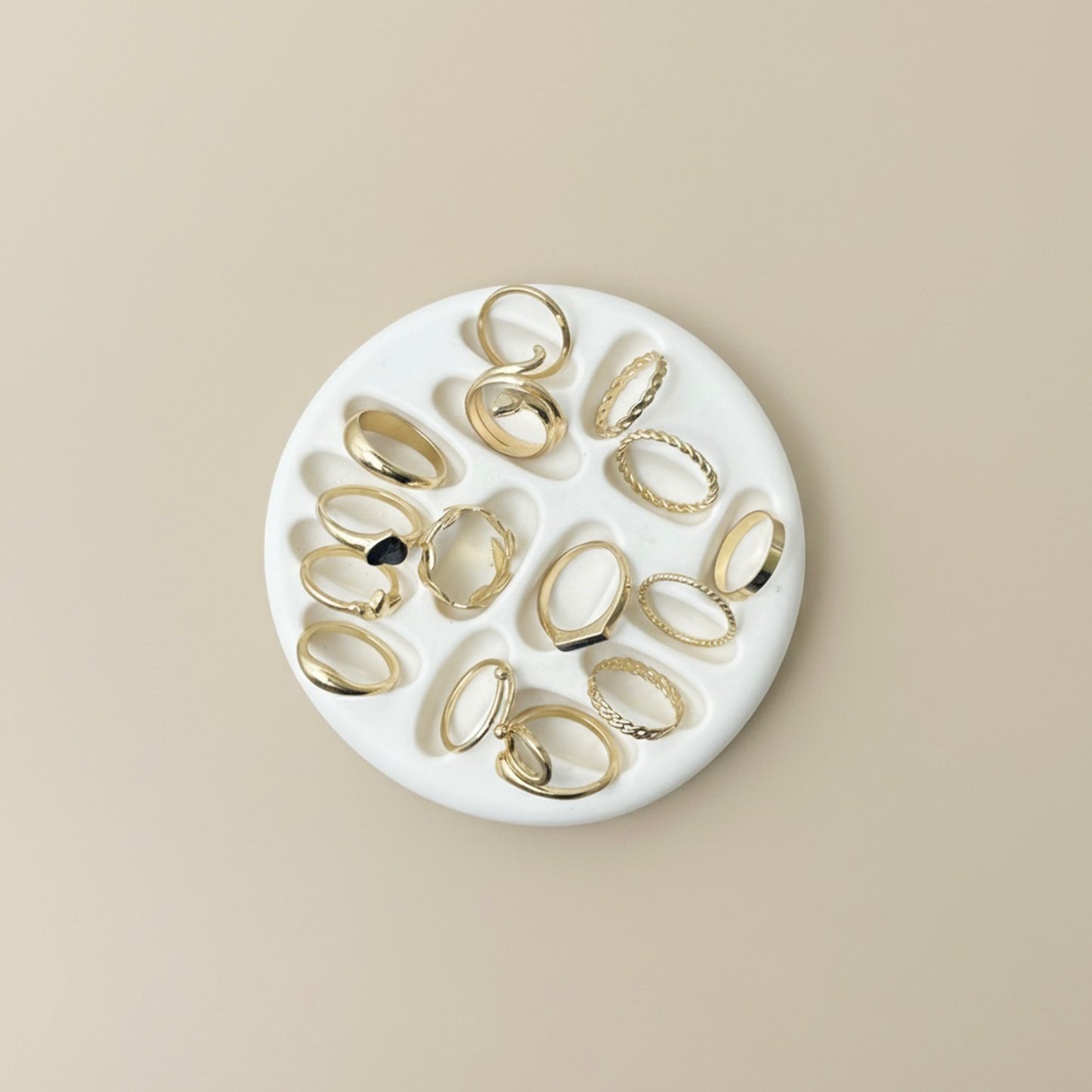 Handmade Jesmonite Ring Holder and Ring Organiser