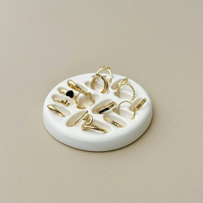 Handmade Jesmonite Ring Holder and Ring Organiser