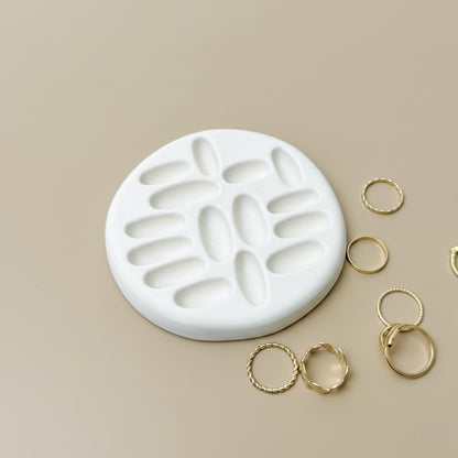 Handmade Jesmonite Ring Holder and Ring Organiser