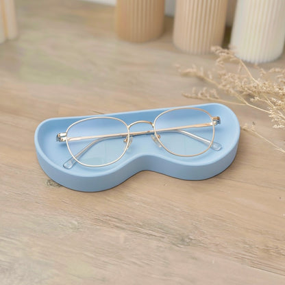 Modern Blue Glasses Tray - Handmade Sunglasses Holder