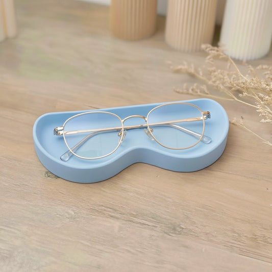 Modern Blue Glasses Tray - Handmade Sunglasses Holder