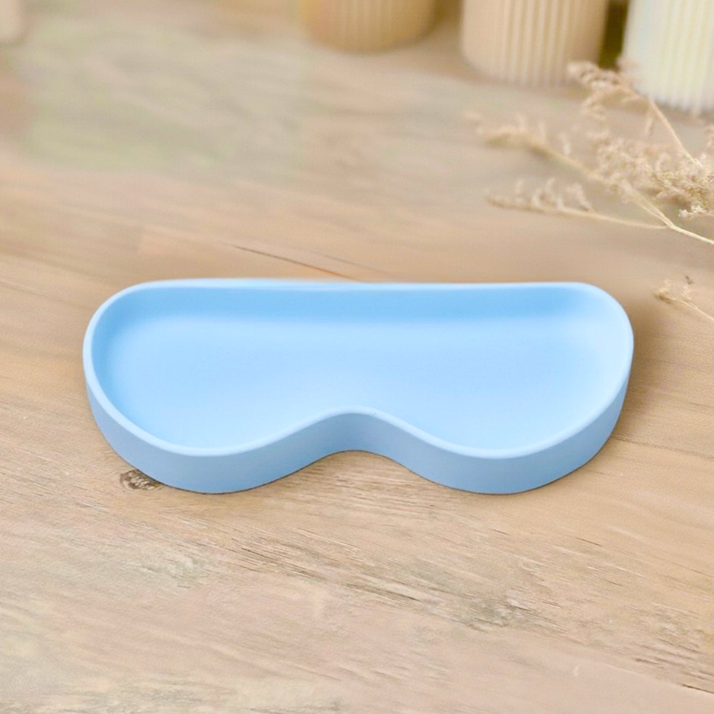Modern Blue Glasses Tray - Handmade Sunglasses Holder