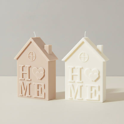 Soy Candle Home Decor Gift - House Shaped Candle - New Home Gift