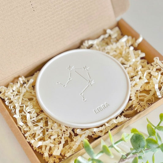 Libra September Birthday Gift Coaster - Libra Star Sign Gift