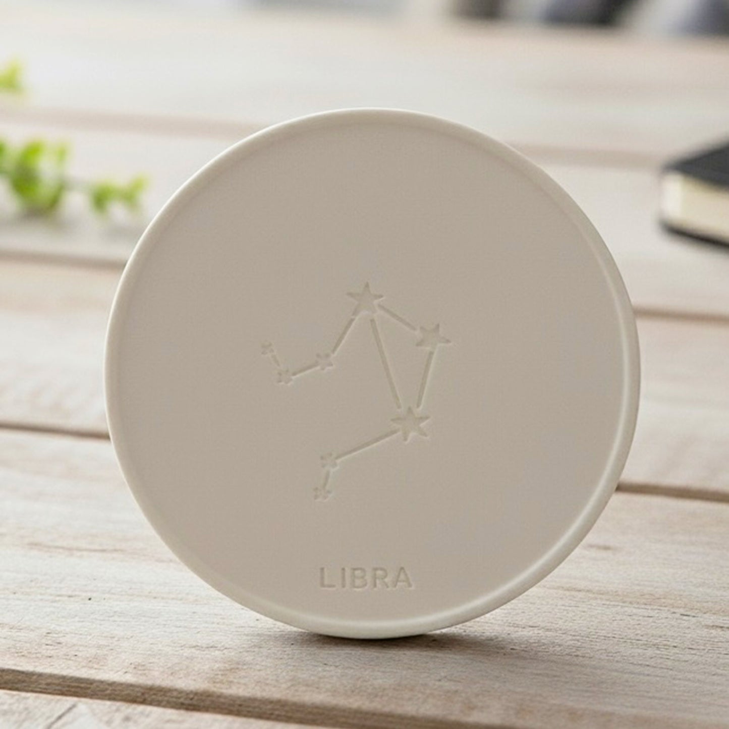 Libra September Birthday Gift Coaster - Libra Star Sign Gift