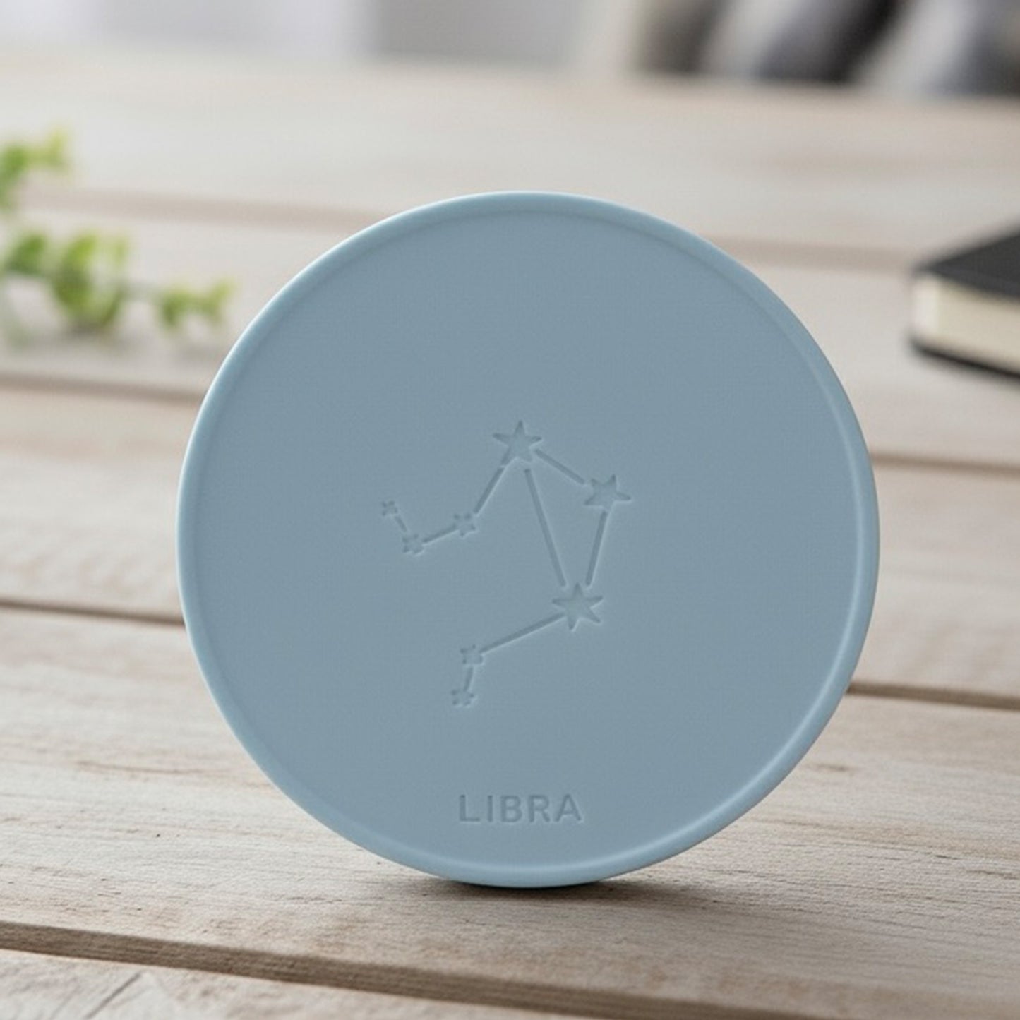 Libra September Birthday Gift Coaster - Libra Star Sign Gift