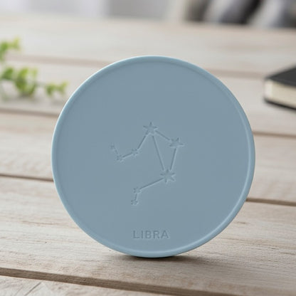Libra September Birthday Gift Coaster - Libra Star Sign Gift