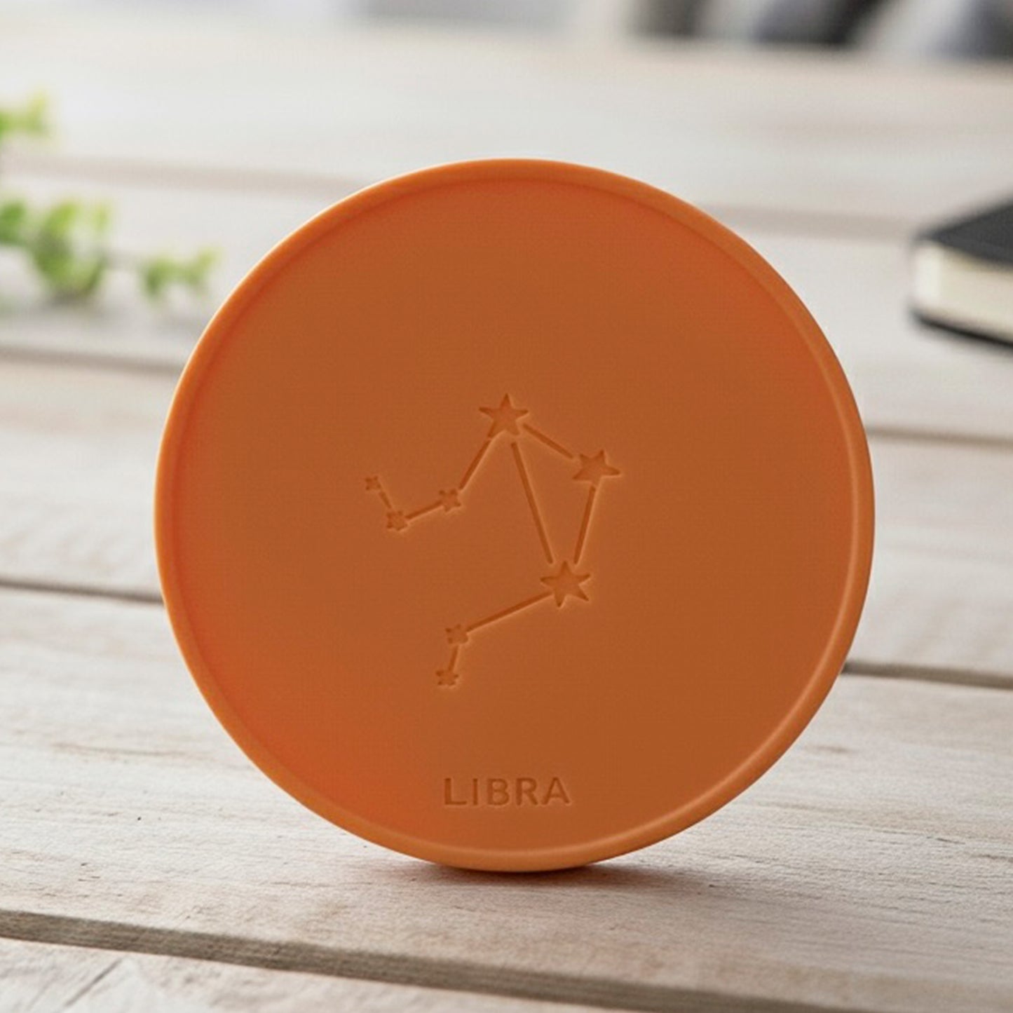 Libra September Birthday Gift Coaster - Libra Star Sign Gift