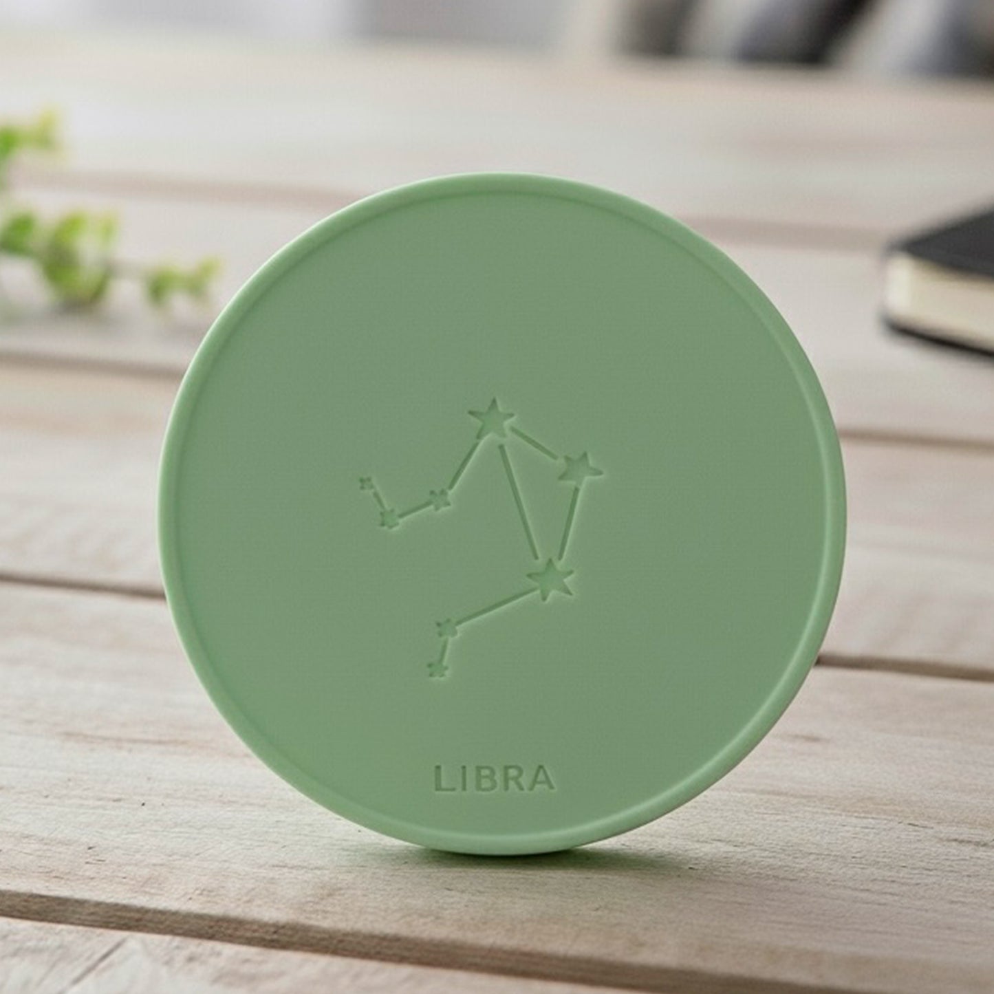 Libra September Birthday Gift Coaster - Libra Star Sign Gift