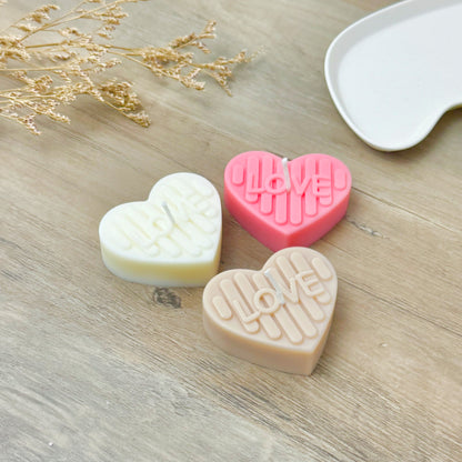 Love Heart Tealight Candles - Heart Shape Tea Lights - Romantic Gifts