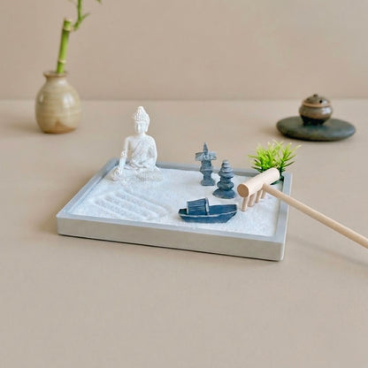 Buddha Zen Garden - Relaxation Mindfulness Pebble Garden