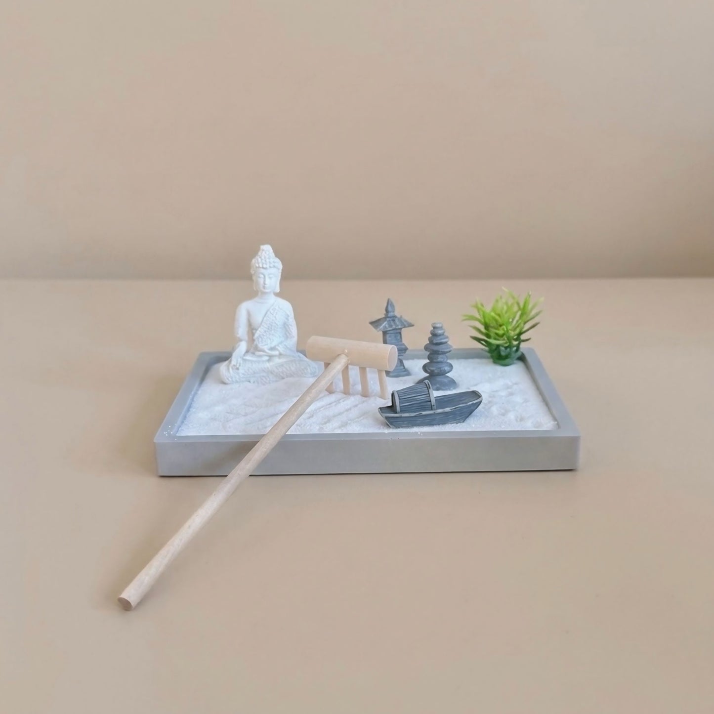 Buddha Zen Garden - Relaxation Mindfulness Pebble Garden