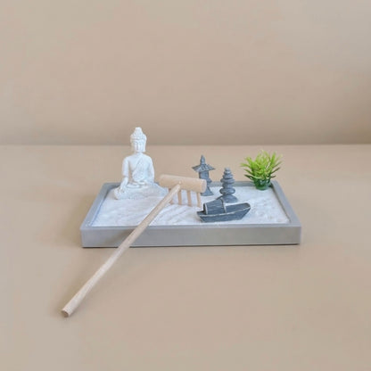 Buddha Zen Garden - Relaxation Mindfulness Pebble Garden