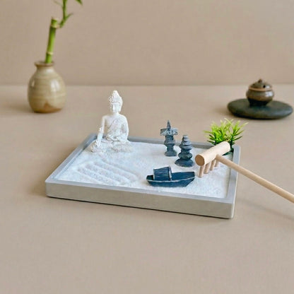 Buddha Zen Garden - Relaxation Mindfulness Pebble Garden