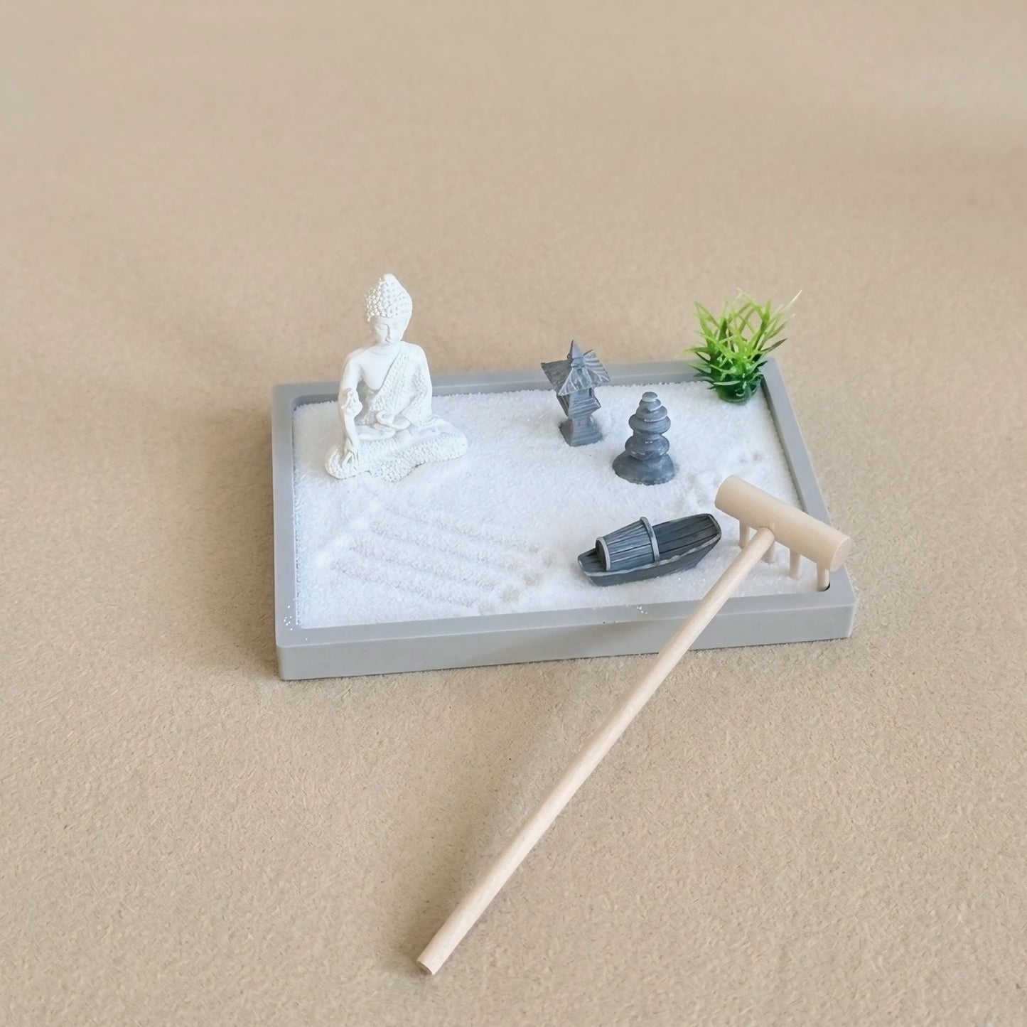 Buddha Zen Garden - Relaxation Mindfulness Pebble Garden