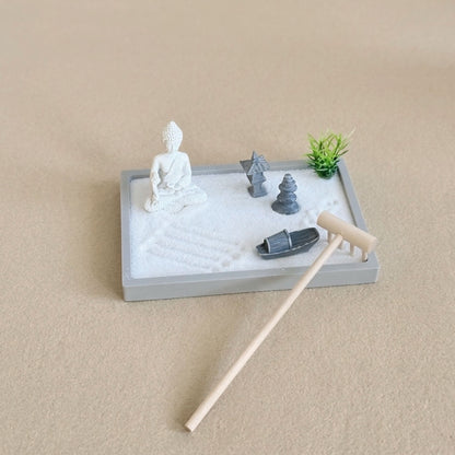 Buddha Zen Garden - Relaxation Mindfulness Pebble Garden