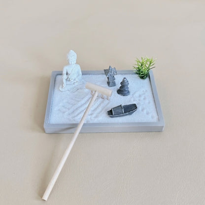 Buddha Zen Garden - Relaxation Mindfulness Pebble Garden