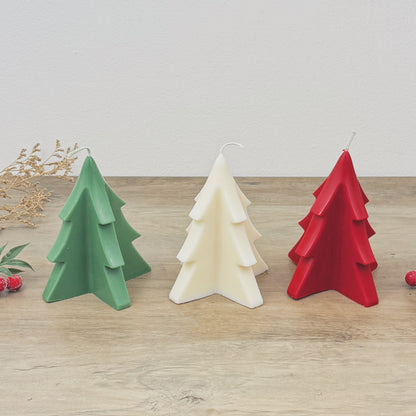 Christmas Tree Candle - Colourful Christmas Candle - Christmas Tree Decoration