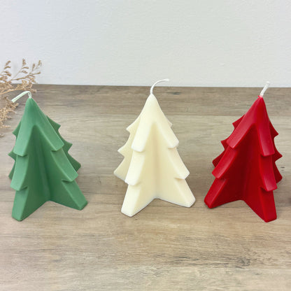 Christmas Tree Candle - Colourful Christmas Candle - Christmas Tree Decoration